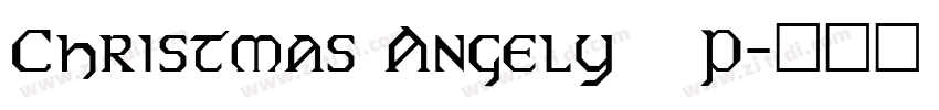 Christmas Angely   P字体转换